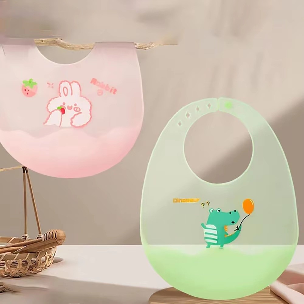 Baby Food Apron - Bavoirs imperméables en Silicone souple pour
