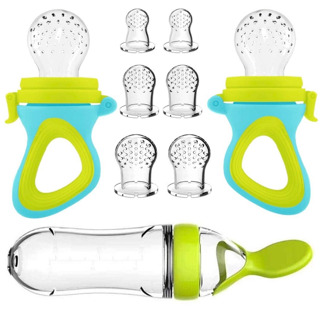 Baby Food Feeder - BiSantos à presser en silicone pour