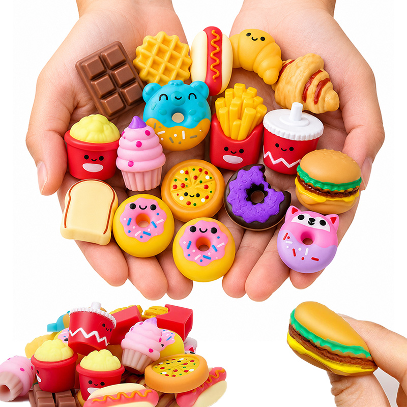 Baby Food Toy - 5/10/20/15 pièces Jouets Mochi Squishy Alimentaires