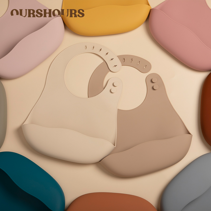 Baby Food Apron - Bavoirs en silicone sans BPA pour