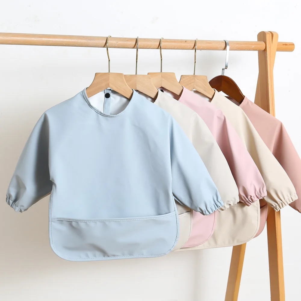 Baby Food Apron - Bavoirs d'alimentation pour bébés de couleur