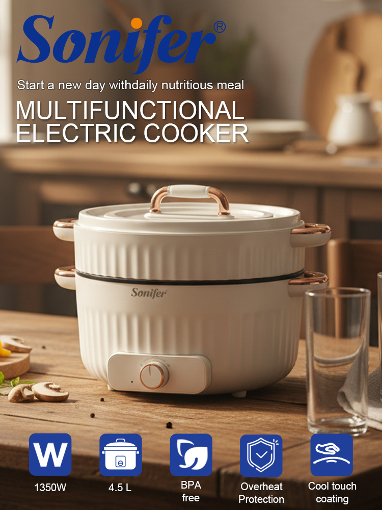 Baby Food Recipe Book - Casserole multifonction Sonifer SF-1509, 4,5 L,