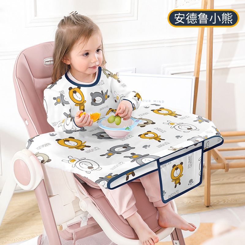 Baby Food Apron - Bavoir imperméable pour nouveau-né, couverture de