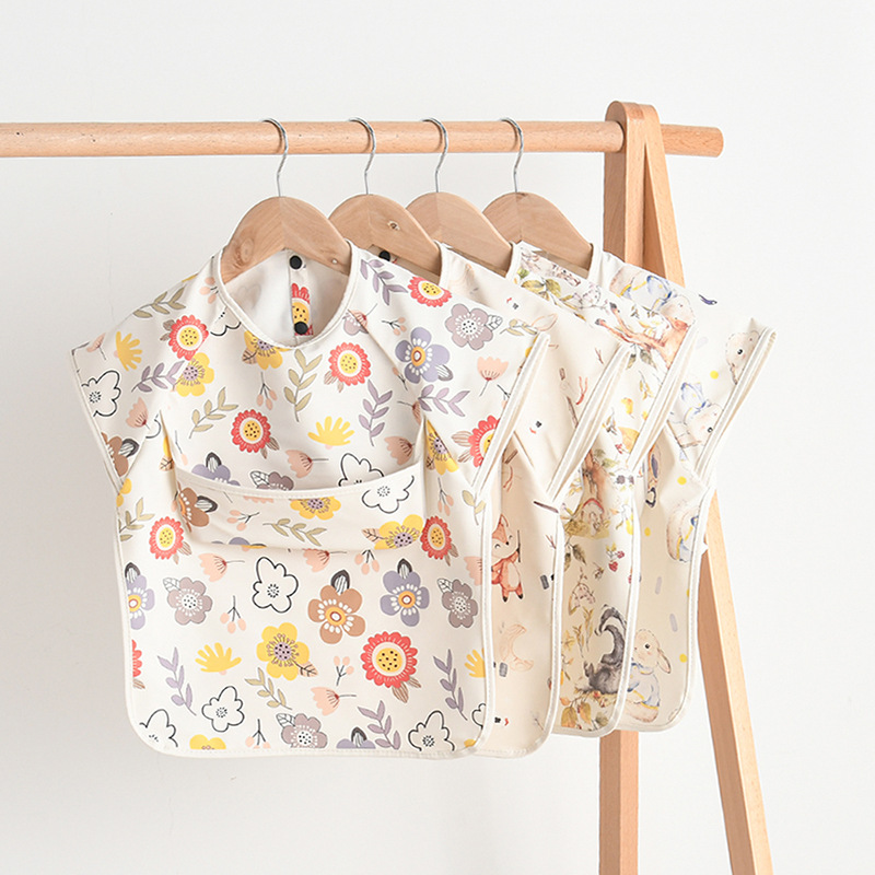 Baby Food Apron - Bavoirs pour nouveau-né, chemisier imperméable, sans