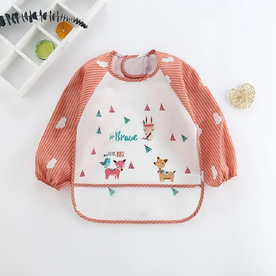 For1-3Year bébé à manches long - Baby Food Apron avis et prix