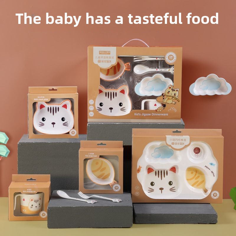 Coffret cadeau de vaisselle po - Baby Food Kitten avis et prix