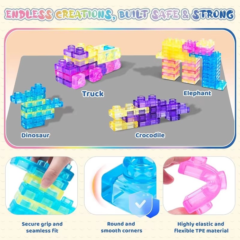 40 blocs de construction soupl - Baby Food Toy avis et prix